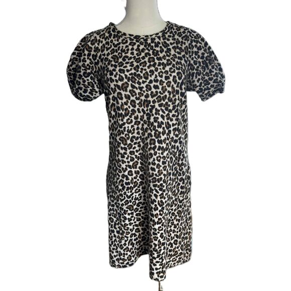Velvet By Graham & Spencer Anthropologie Leopard Print Dress Women XS Maximalist - Picture 12 of 16